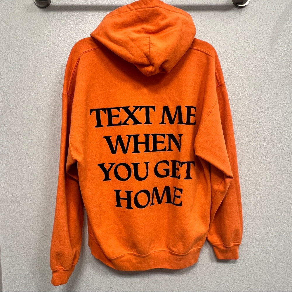 LONELY GHOST TEXT ME WHEN YOU GET HOME HOODIE